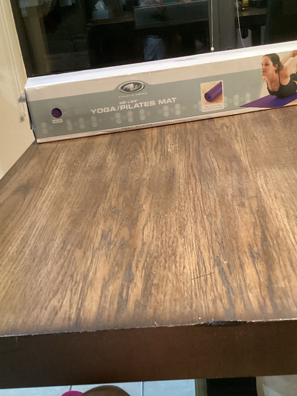 Athletic Works Purple Yoga/Pilates Mat